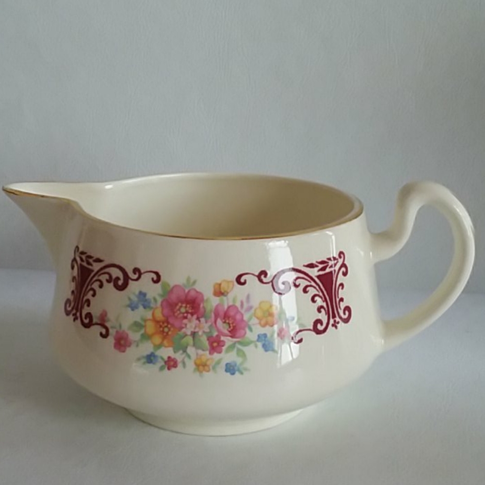 Vintage Homer Laughlin China Gravy Boat